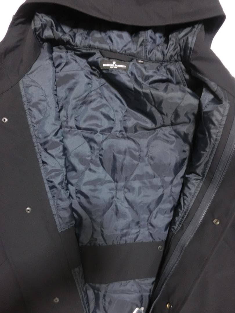 GU ENGINEERED GARMENTS パデッドシェルパーカ ネイビー