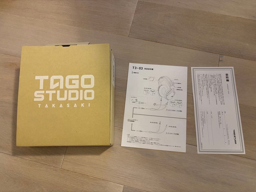 TAGO STUDIO T3-03 ヘッドホン ホワイト