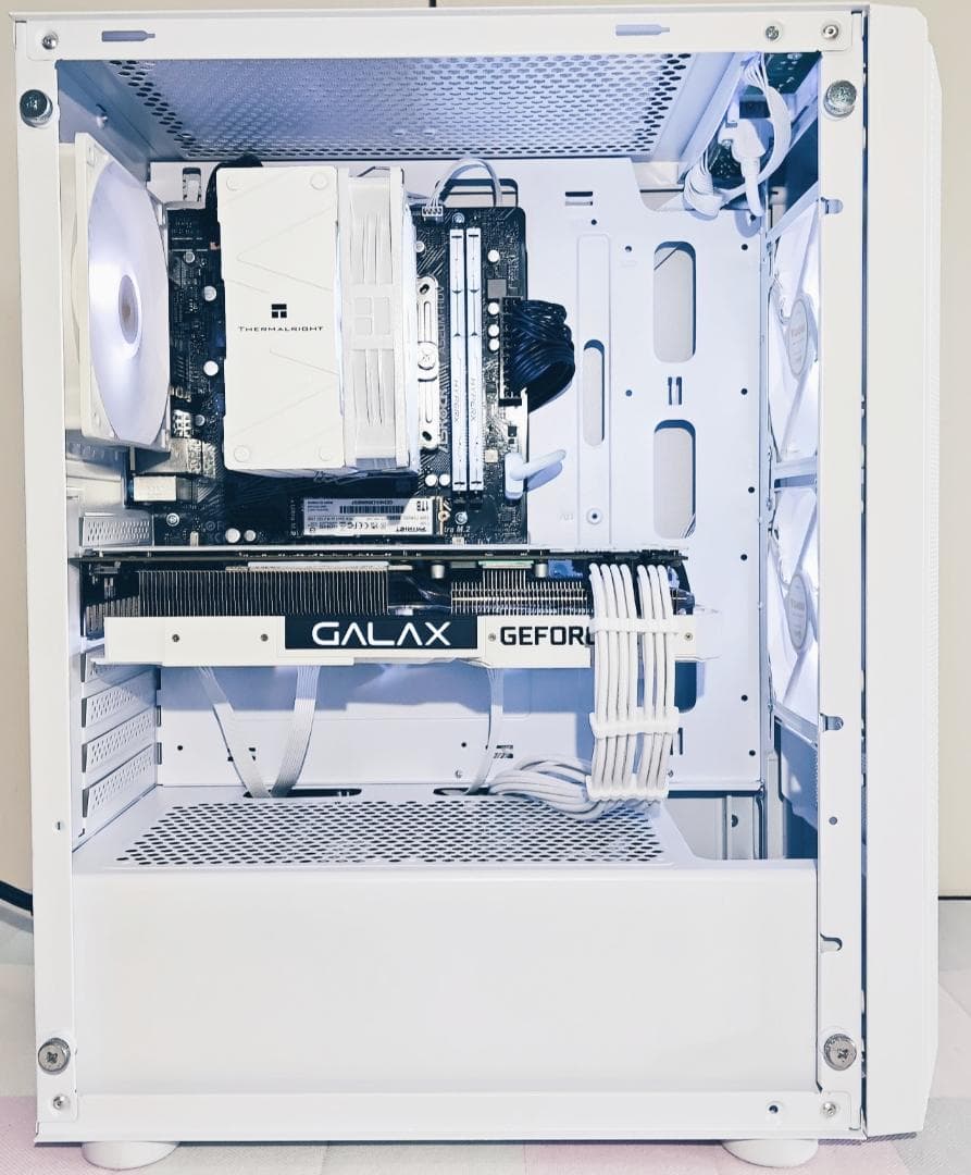 【美品】ゲーミングPC白 RTX2070 Ryzen5 5600