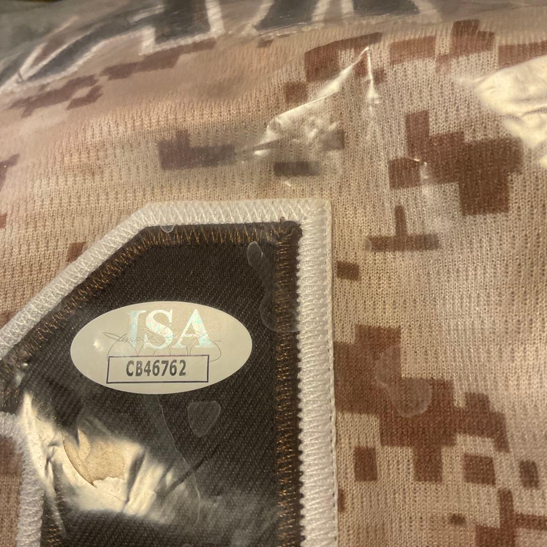 Yu Darvish サイン入り Padres 迷彩ジャージ WBC JSA