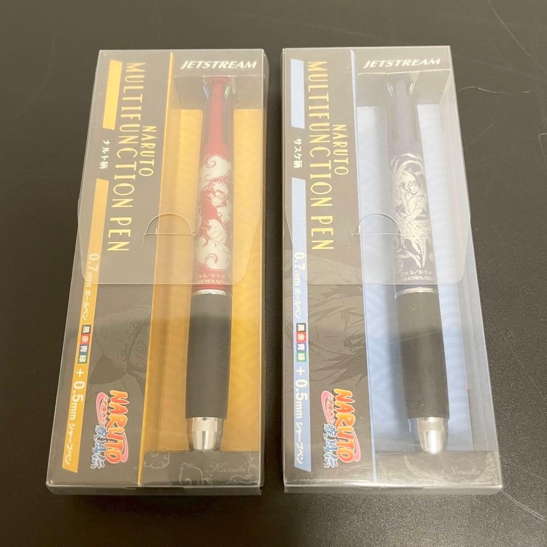 【未使用】NARUTO 多機能ボールペン ジェットストリーム ナルト サスケ