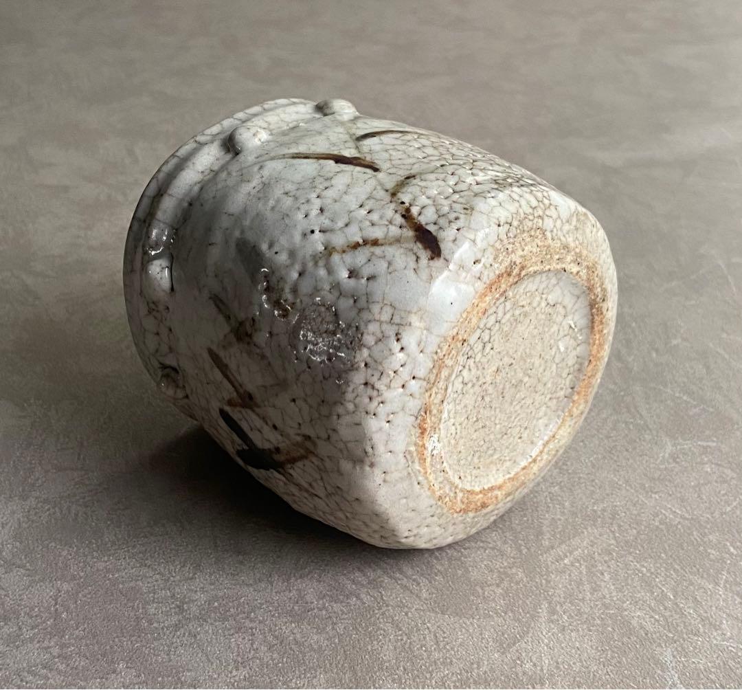 【絵志野筒向付】志野焼 織部焼 時代 特別出品 美濃古陶 美濃桃山陶 古志野