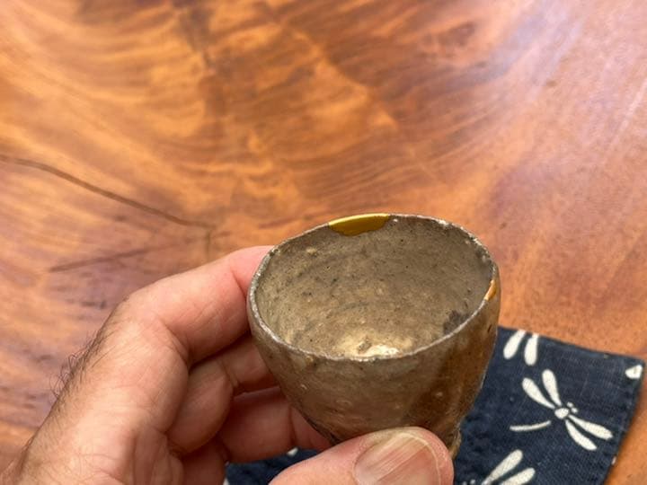 古唐津　立ぐい呑