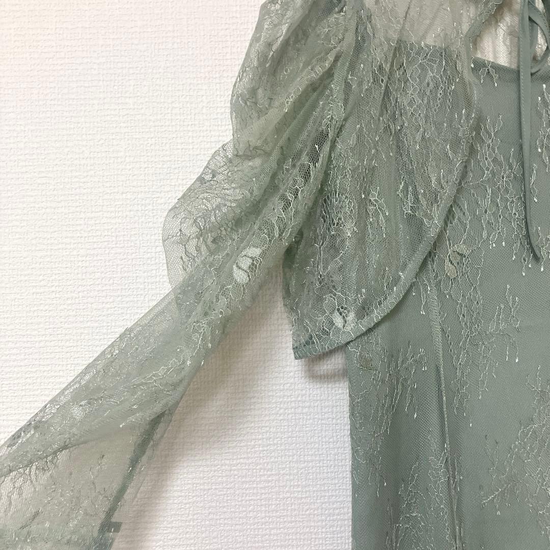 N⭐︎　新品　極美品　人気　3way レースボレロセット フレア　Ｓ