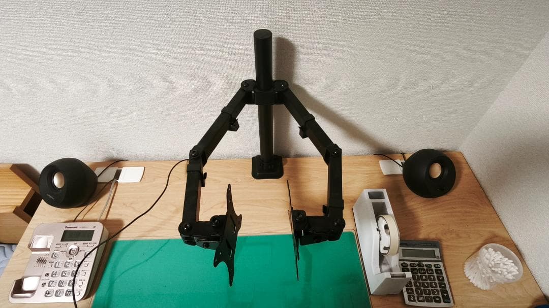 ASUS VZ27EHF 27インチ　2台　モニター用アーム　HDMIケーブル