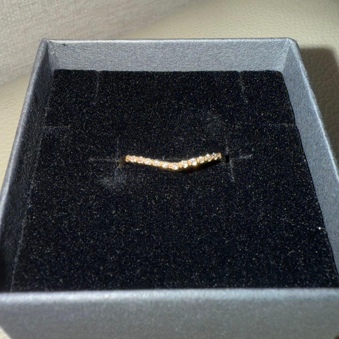 アガット agate K18ダイヤモンドリング