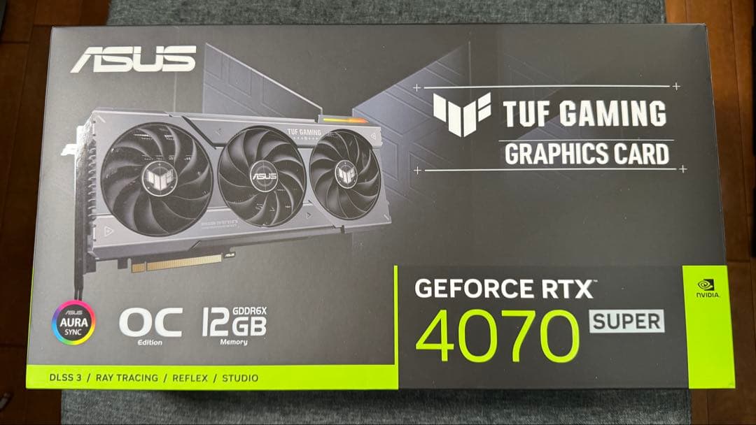 グラフィックボード・グラボ・ビデオカード ASUS TUF GEFORCE RTX 4070 SUPER OC 12GB