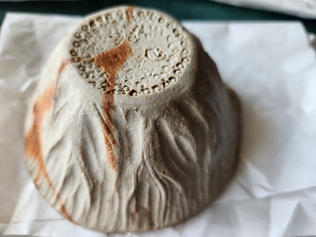 雪舟窯　宝瓶　茶器揃　煎茶器　福郷柳仙　石見焼　てびねり　蓮の茶器