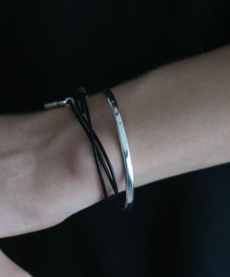 アクセサリー CTHY BANGLE RHODIUM SILVER