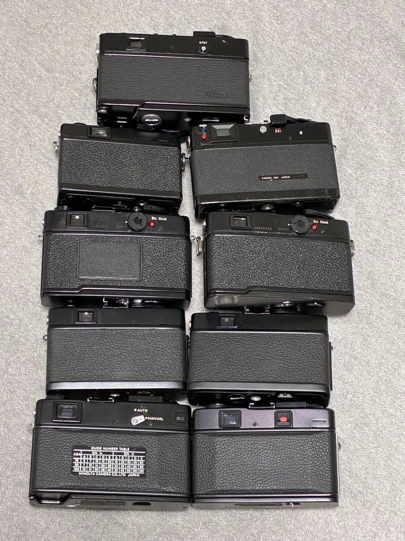 ⭐️希少⭐️9台まとめ売り⭐️ ブラックボディ レンジファインダー フィルムカメラ