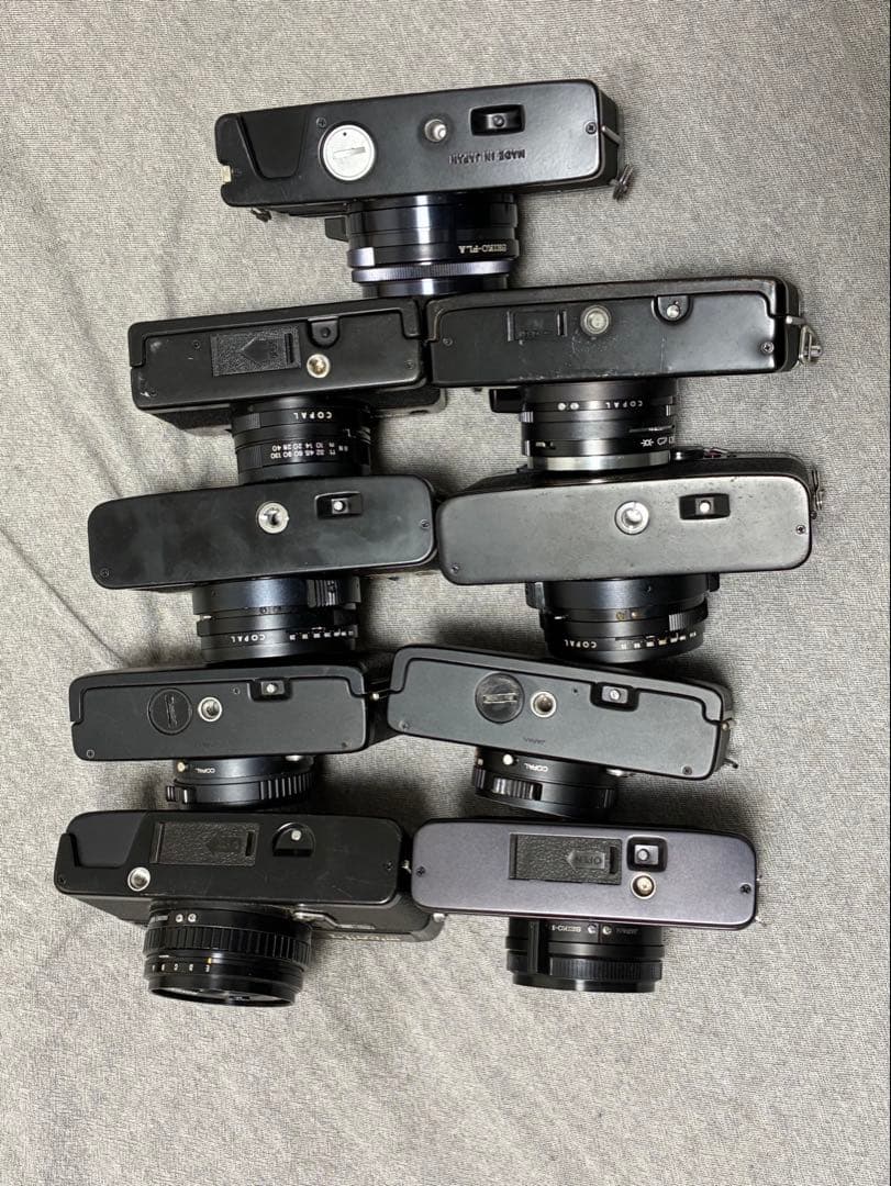 ⭐️希少⭐️9台まとめ売り⭐️ ブラックボディ レンジファインダー フィルムカメラ