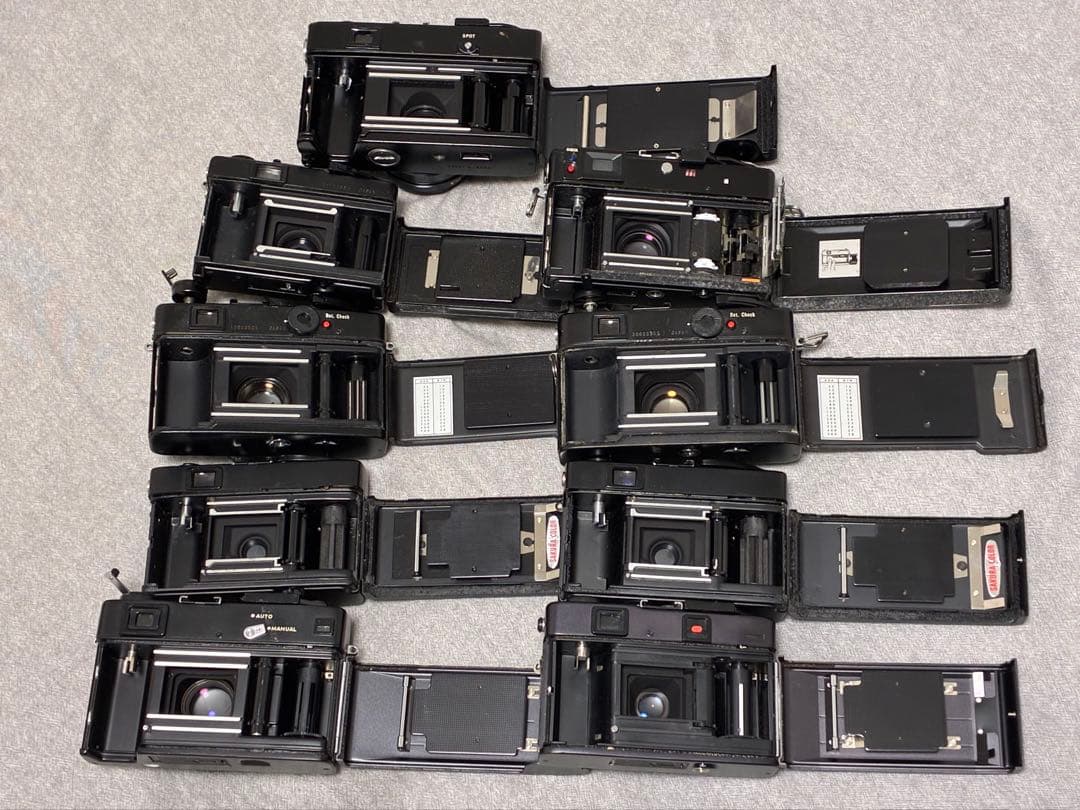 ⭐️希少⭐️9台まとめ売り⭐️ ブラックボディ レンジファインダー フィルムカメラ