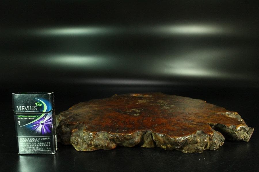 自然木 葡萄木 敷き板 時代物(K-A716)