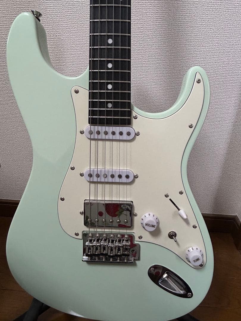 Laid Back エレキギター ミントグリーン