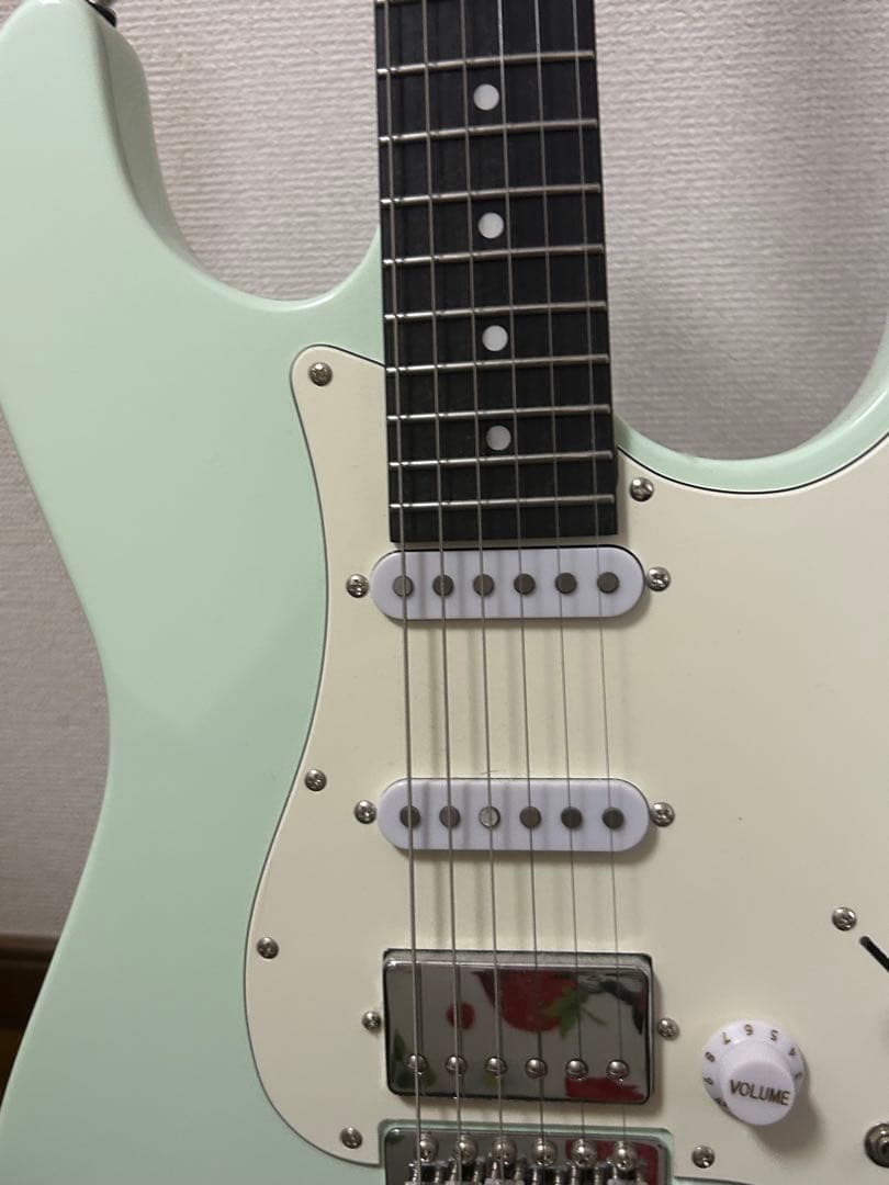 Laid Back エレキギター ミントグリーン
