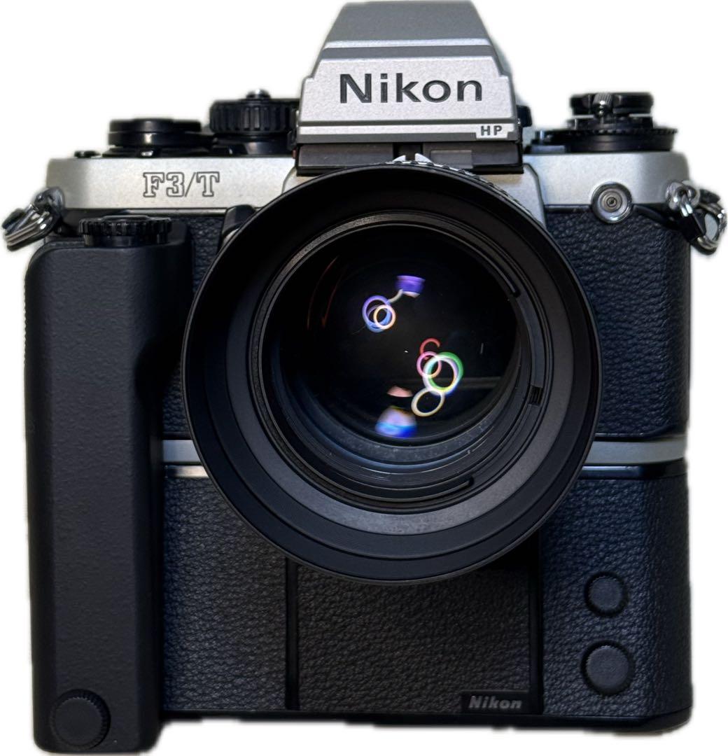 Nikon F3/Tチタンシルバー+MD-4+NIKKOR 55mm 1:1.2