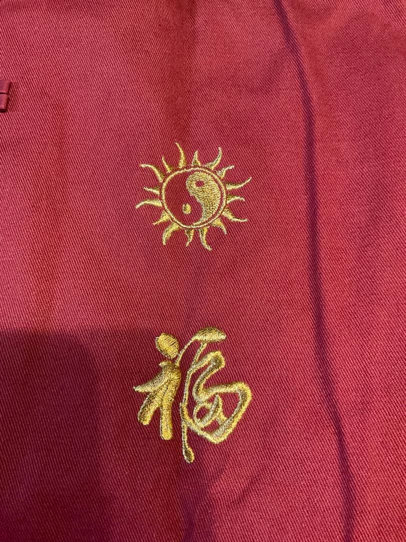 ずっと真夜中でいいのに。福 Jacket (Red) 中華服　L