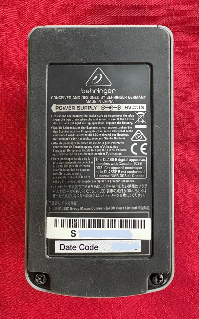 BEHRINGER VINTAGE DELAY VD400 改造