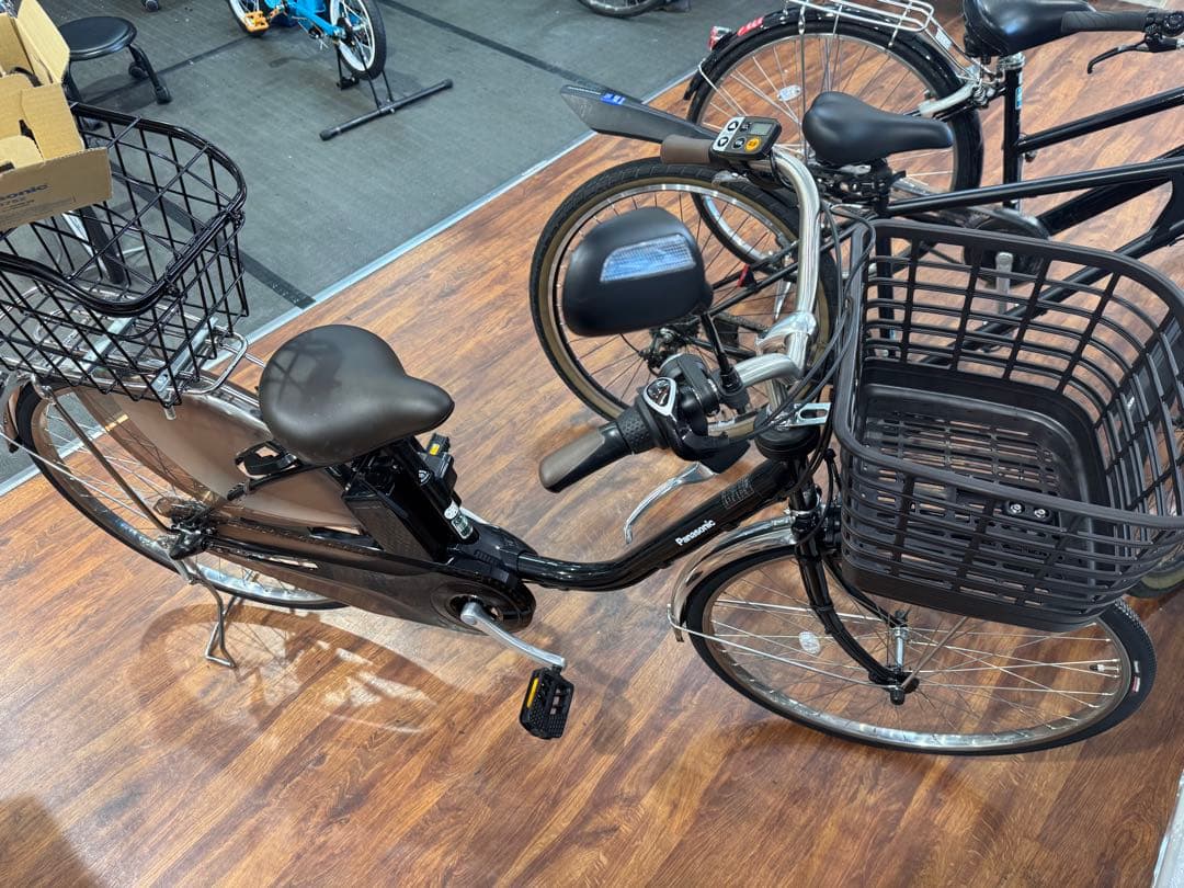 Panasonic電動アシスト自転車 ビビ DX 前後バスケット付き