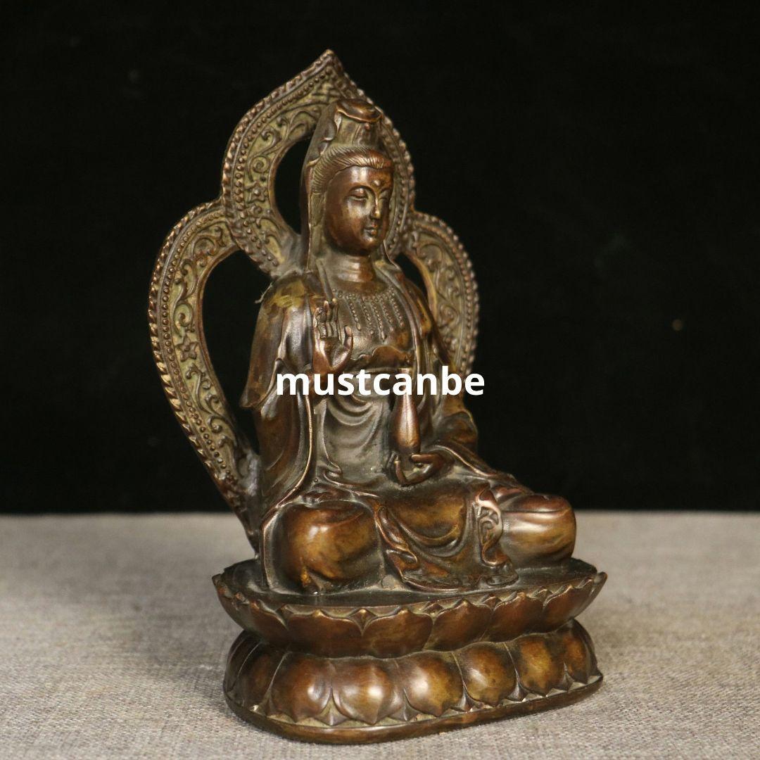 地蔵 菩薩 観音 銅製 仏像 彫刻 置物 開運 風水