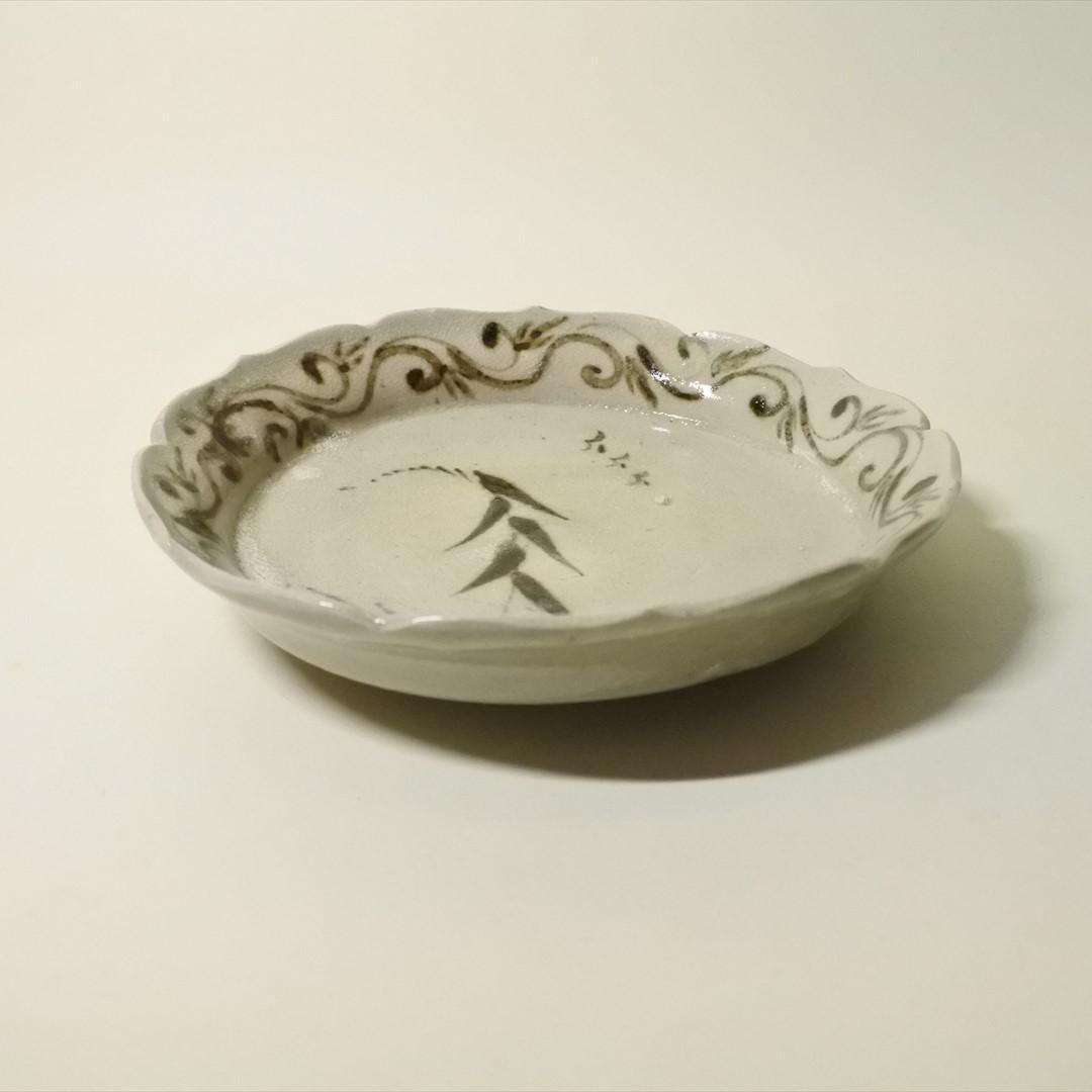 江戸前期　志野織部　皿　骨董品　アンティーク