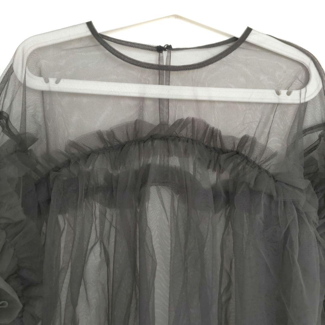 タグ付き ANDRESD / niana デコラティブチュールトップス 結婚式