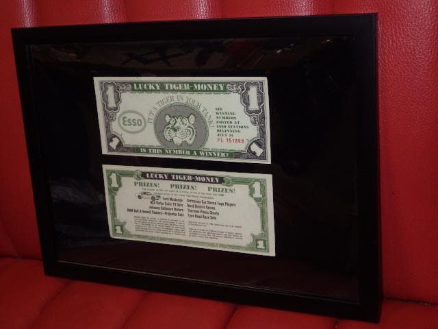 60’S★Esso★壁掛け★1★ビンテージ★エッソタイガー★ポスター★オイル