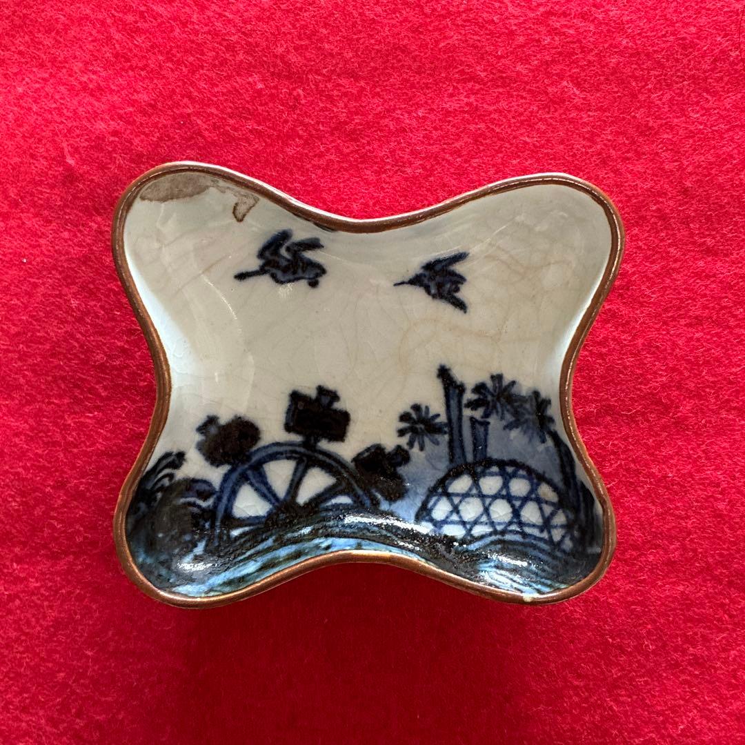 古伊万里　染付　豆皿　小皿