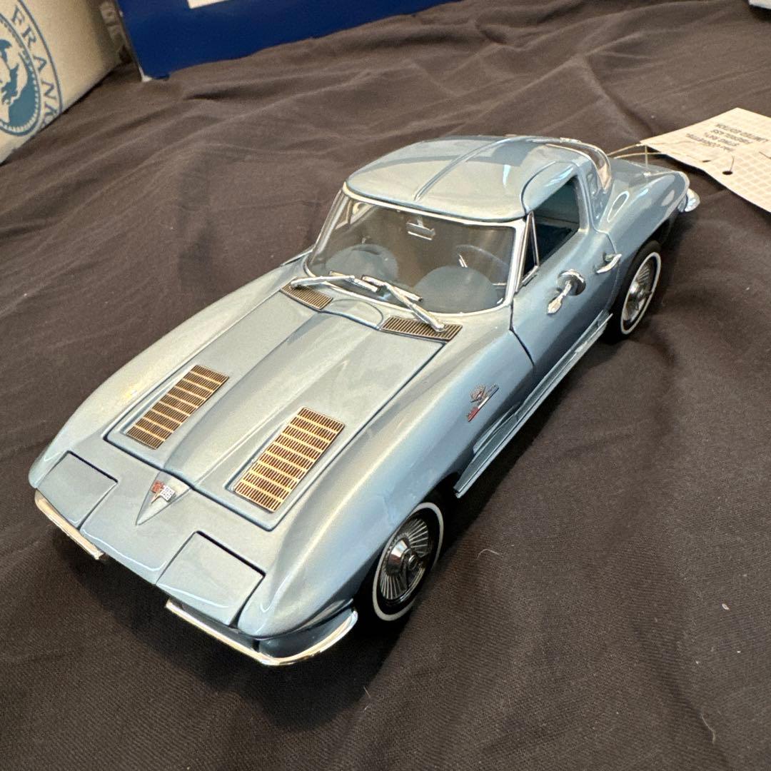 1/24 フランクリンミント 1963 コルベット スティングレイ ミニカー