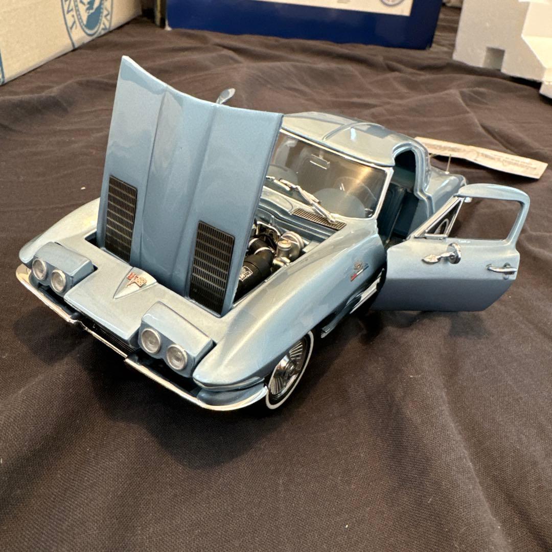 1/24 フランクリンミント 1963 コルベット スティングレイ ミニカー