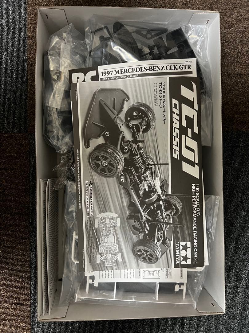1997 MERCEDES BENZ CLK-GTR 1/10 RCカー　タミヤ