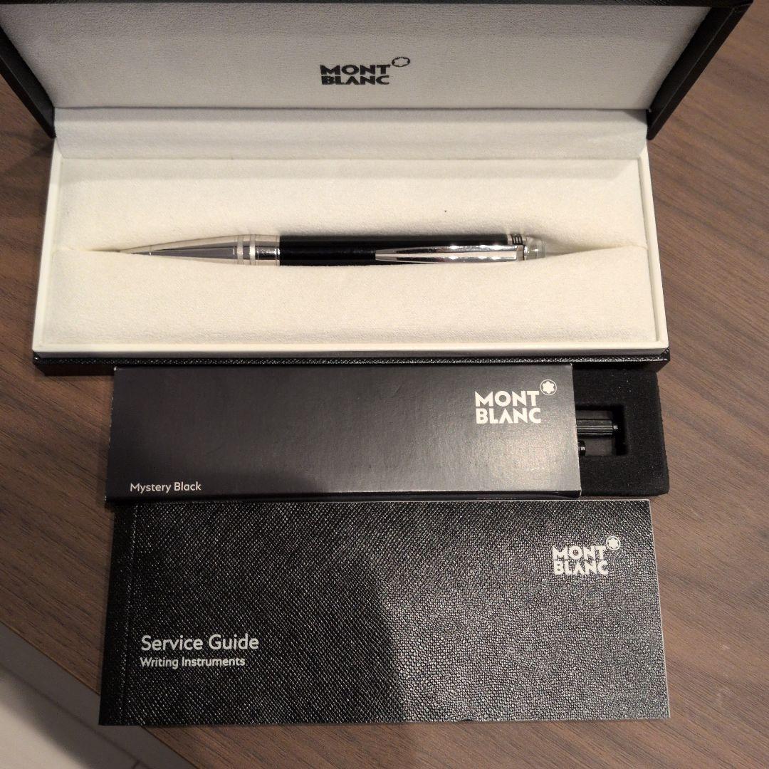 MONT BLANC 黒 メタルボールペン 本体　モンブラン