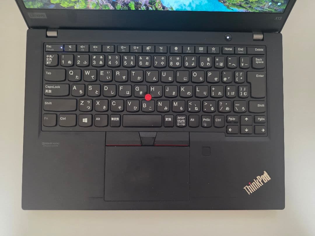 訳ありThinkPad X13 gen1 10世代i7 16Gメモリ256G