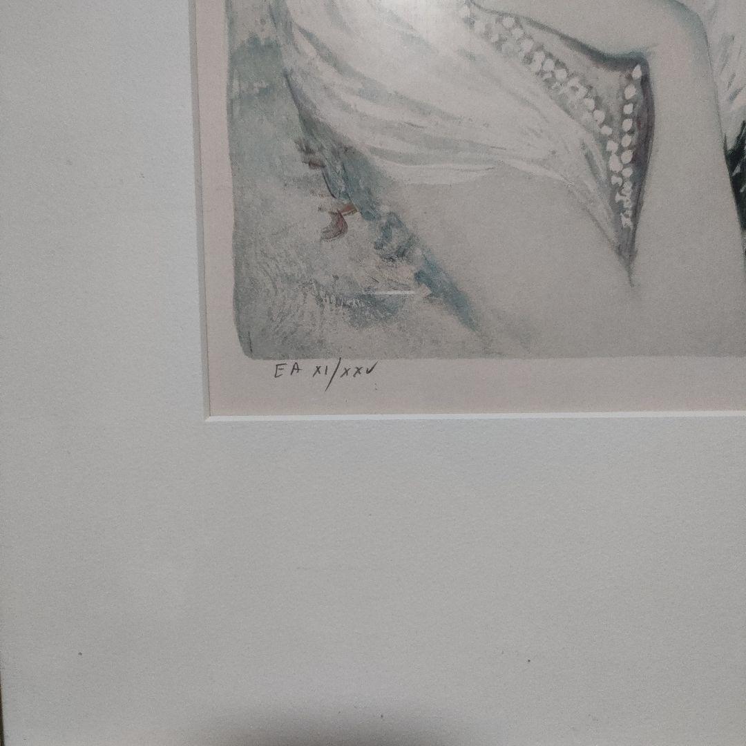 ★希少　Bernard Charoy　ベルナールシャロワ　リトグラフ　直筆サイン