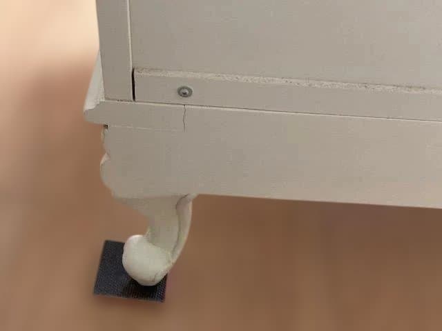 ロココ調 ローボード ホワイト 白 木製 テレビ台 猫脚 プリンセス 姫系家具