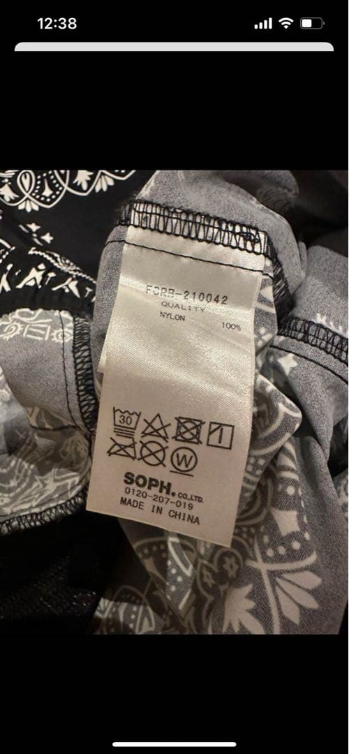 FCRB バンダナ　パンツ　ブラック　M