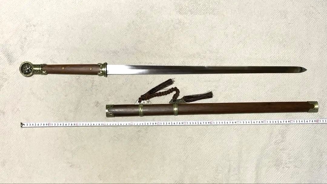 模造刀　剣　両刃　環頭太刀　直刀