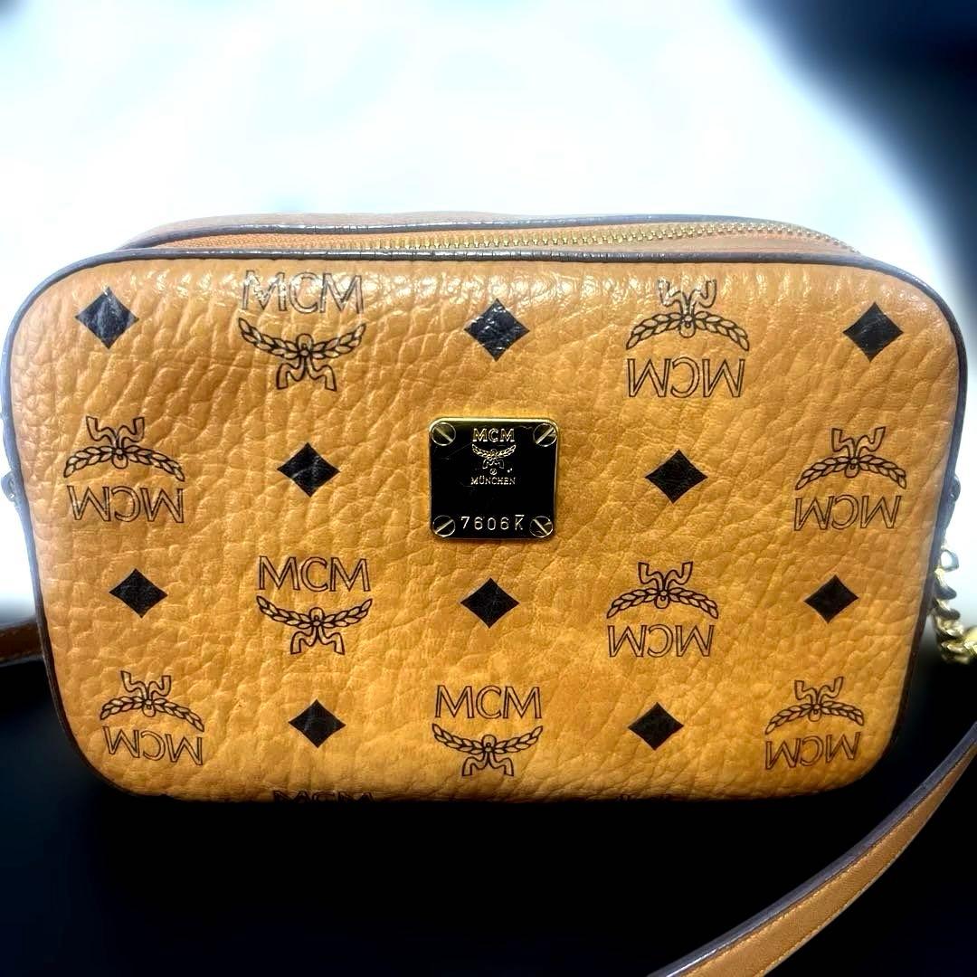 MCM ショルダーバッグ ブラウン ダストバッグ付き