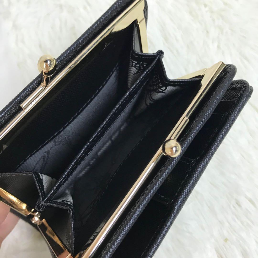 ヴィヴィアンウエストウッド二つ折り財布ブラック