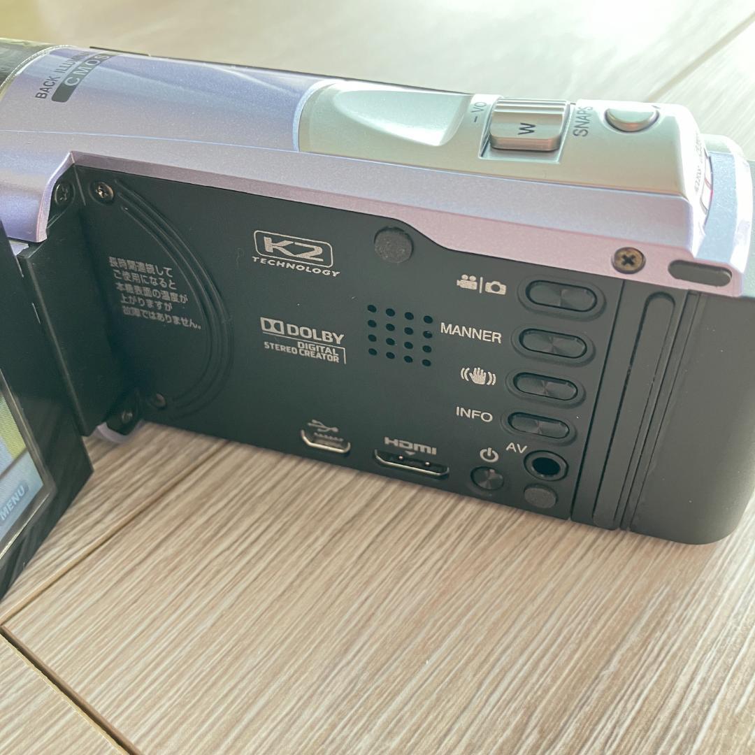 【美品】VictorビデオカメラEverio　JVC GZ-E345-V