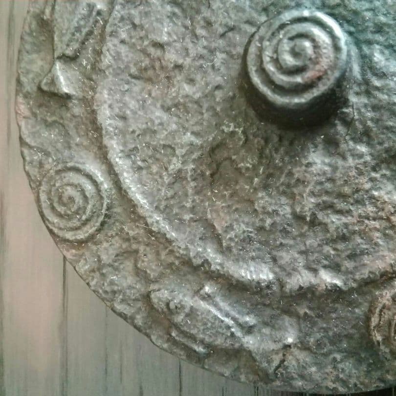 逸品　鉄味最高　古鉄　平安省鋳堂　蓋物　小物入れ　明治金工　和骨董