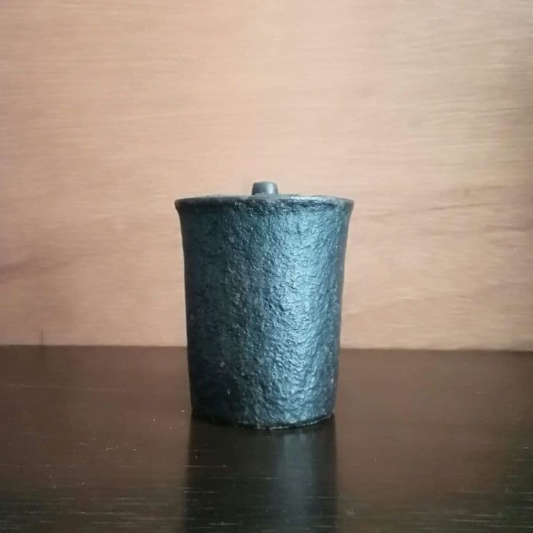 逸品　鉄味最高　古鉄　平安省鋳堂　蓋物　小物入れ　明治金工　和骨董