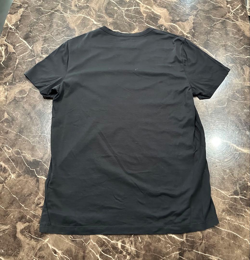 Moncler ブラック Tシャツ パッチ付き　S