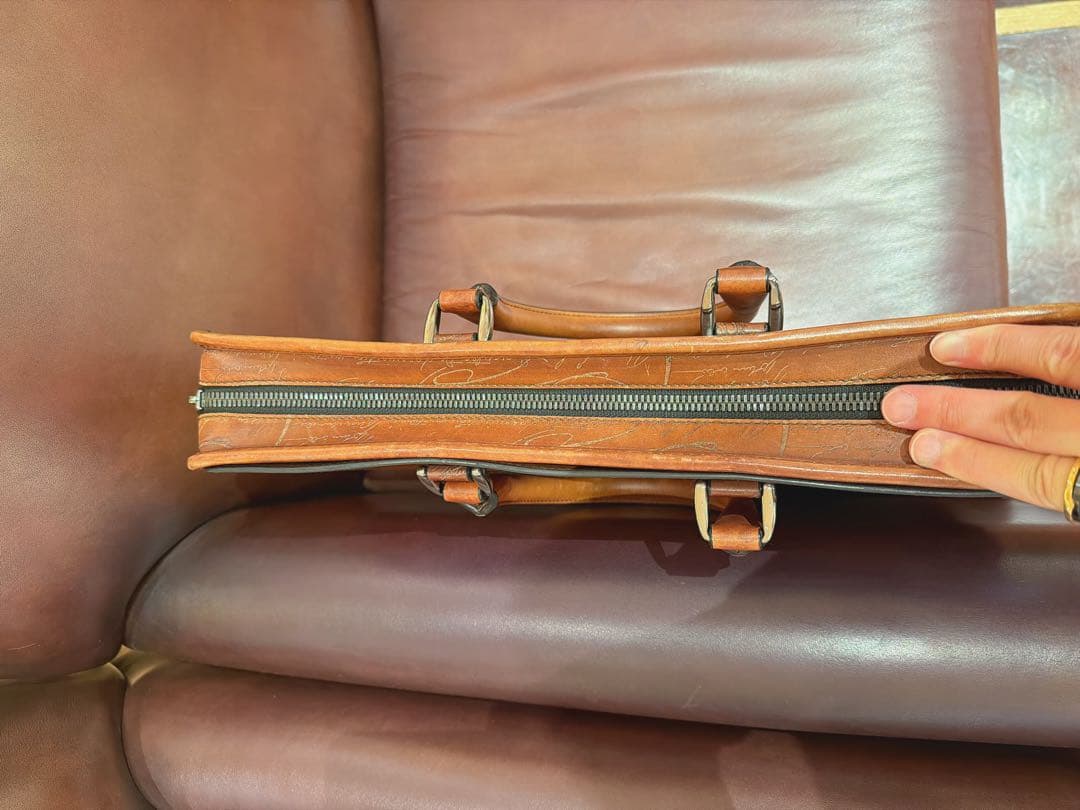 【定価62万希少5スタンプ】ベルルッティアンジュールトートバッグ　ビジネスバッグ