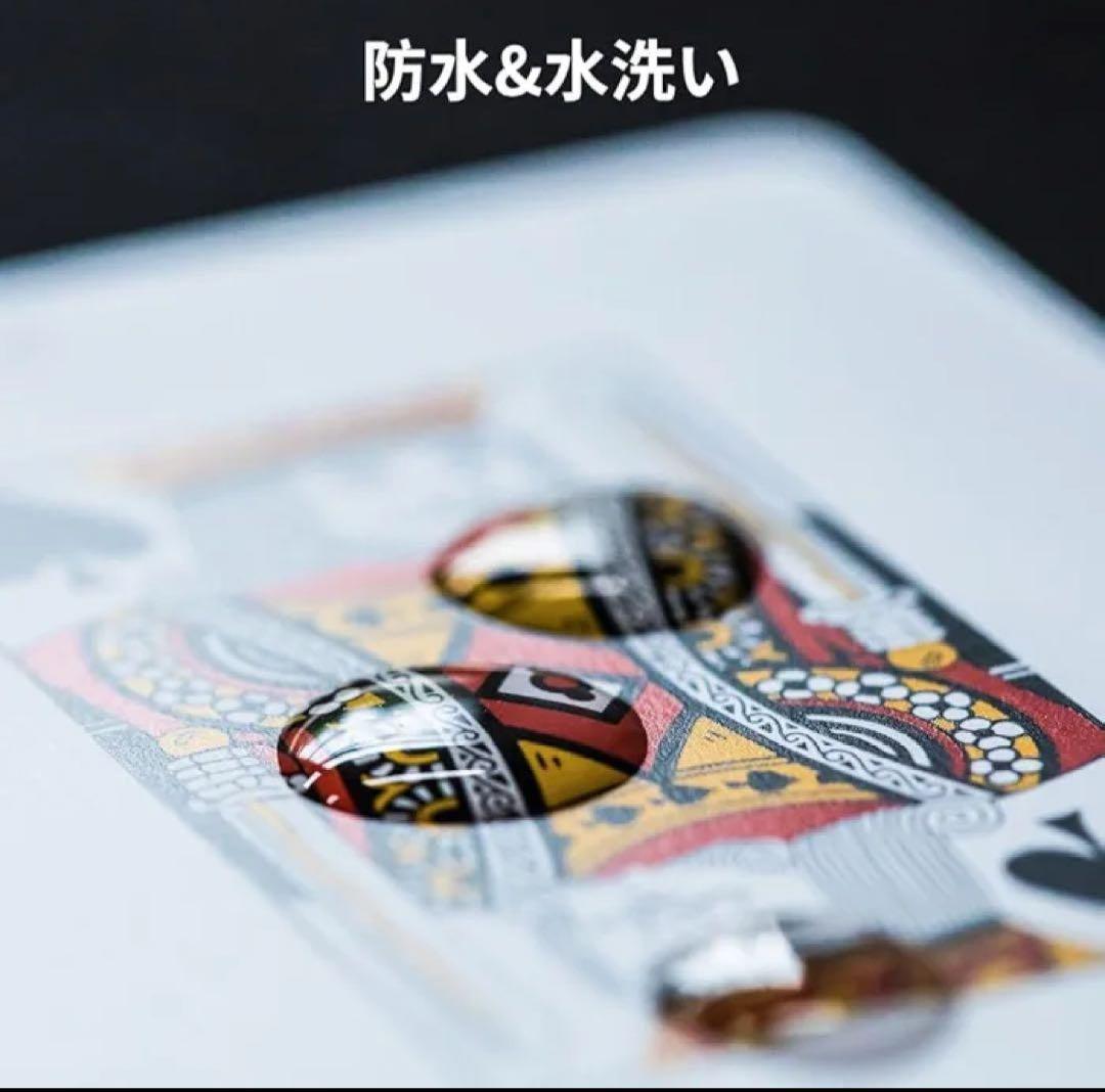 トランプ 青 赤 2セット ジャンボインデックス 柔軟性　耐久性 防水