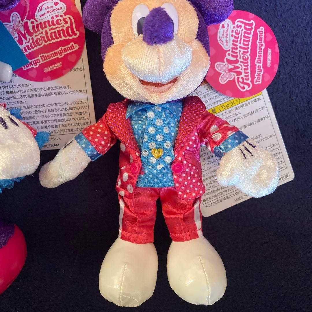 ミニーパルパルーザ　ファンダーランド　ぬいぐるみバッチ　セット