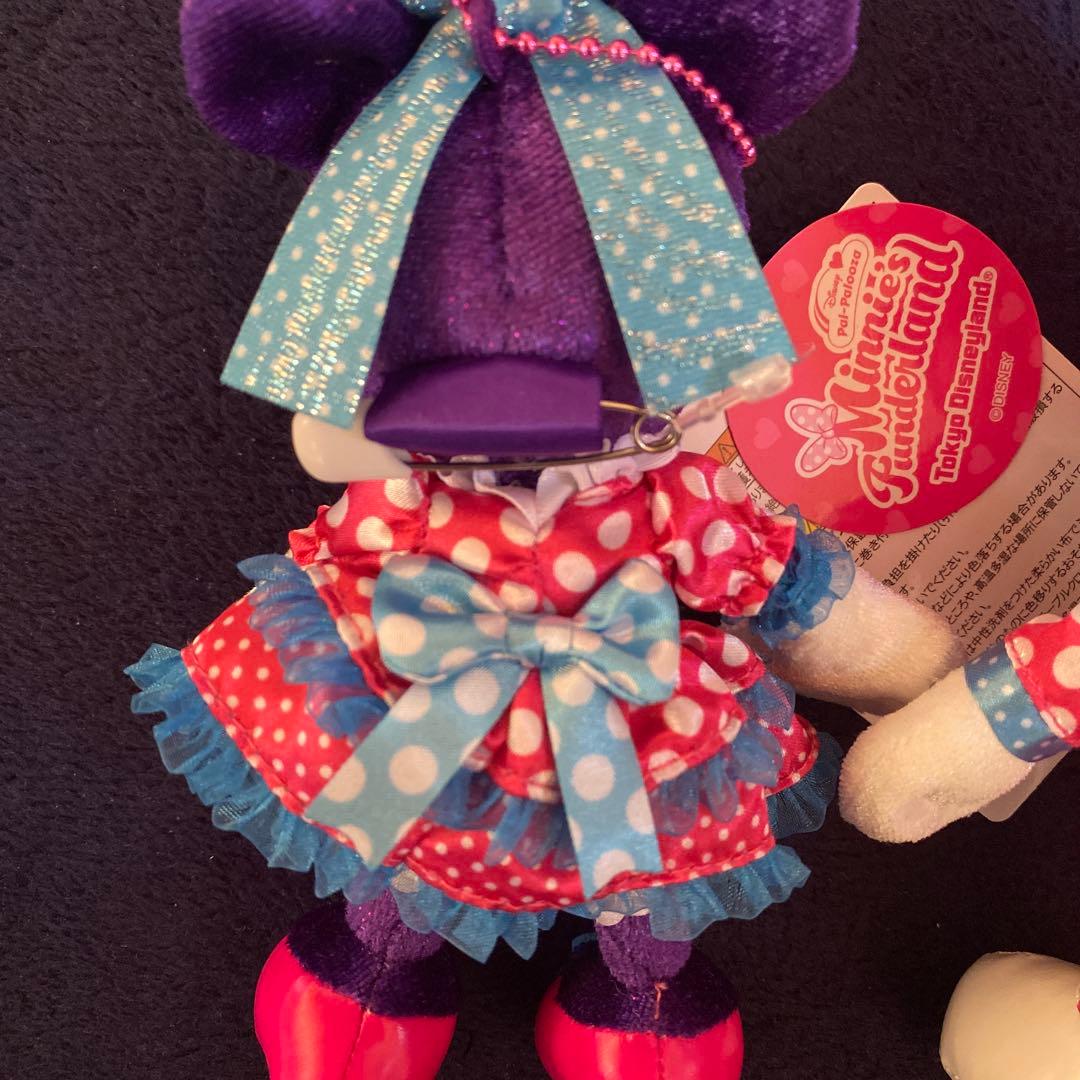 ミニーパルパルーザ　ファンダーランド　ぬいぐるみバッチ　セット