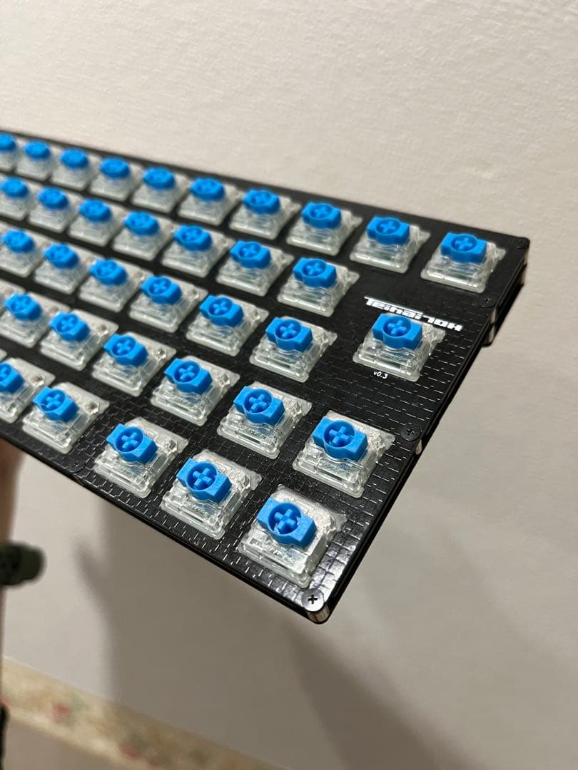 Teihai70H 自作70%キーボード　ロープロ日本語配列　おまけ付き