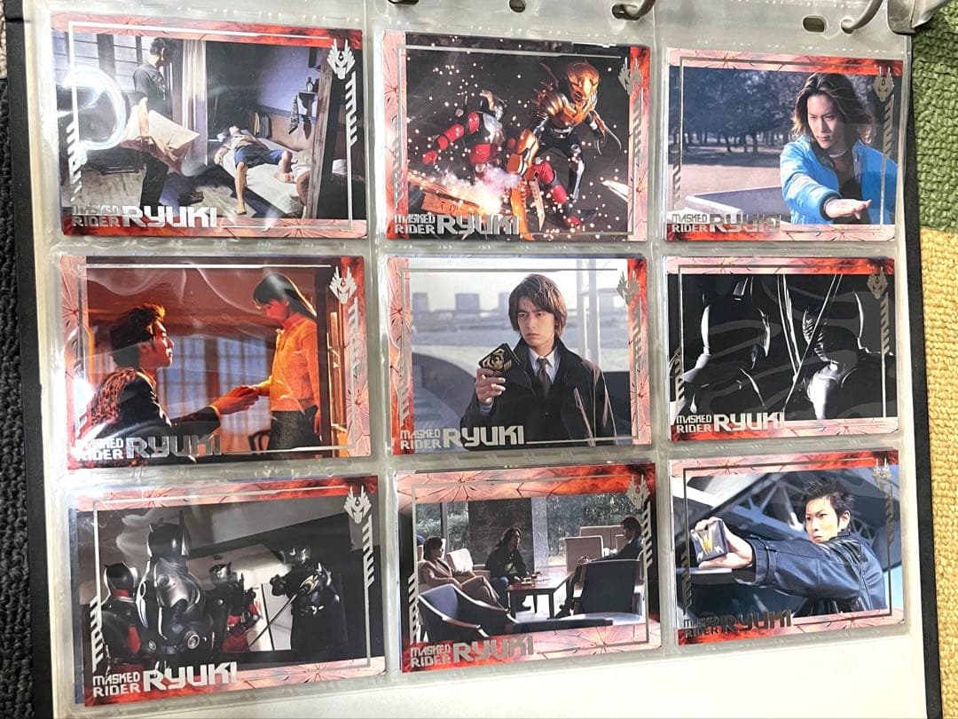 【当時物】仮面ライダー龍騎DVD全巻購入特典カードホルダー+封入トレカ