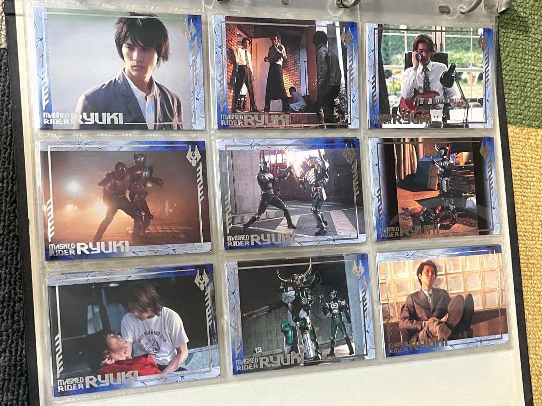 【当時物】仮面ライダー龍騎DVD全巻購入特典カードホルダー+封入トレカ